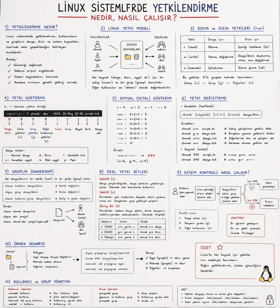Linux Yetkilendirme