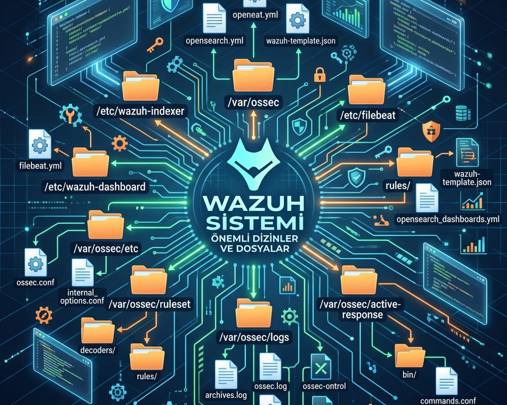 Wazuh Sisteminde Önemli Dizinler ve Dosyalar